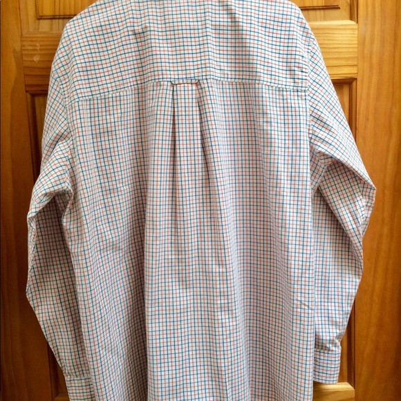 CHAPS Plaid Blue & Red Button Down Shirt! - Picture 3 of 5